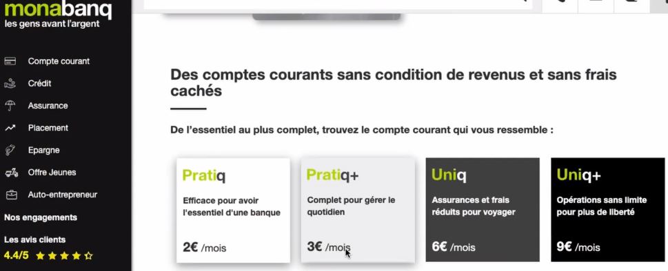 Fonctionnalités, offres, avantages de l’application Monabanq